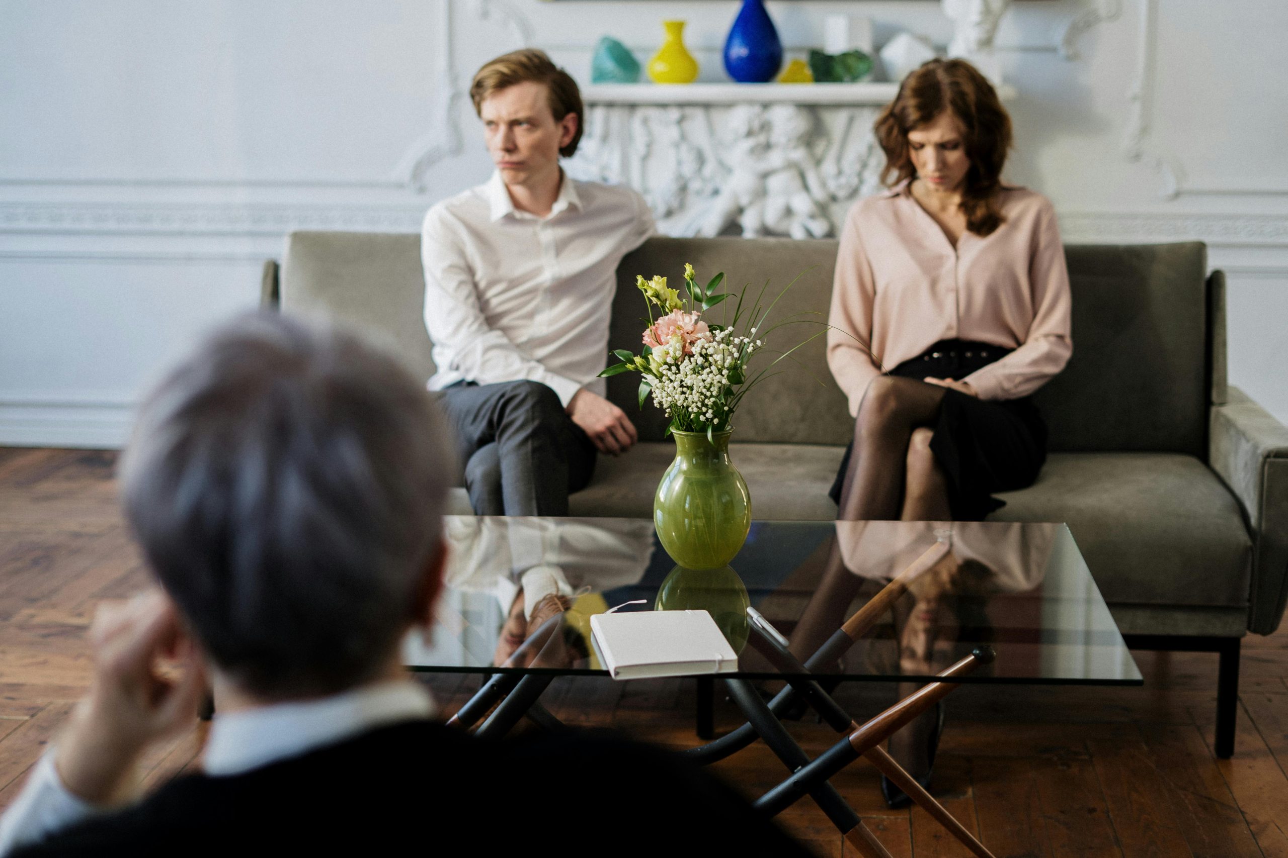 Couple in Counselling Session with Therapist