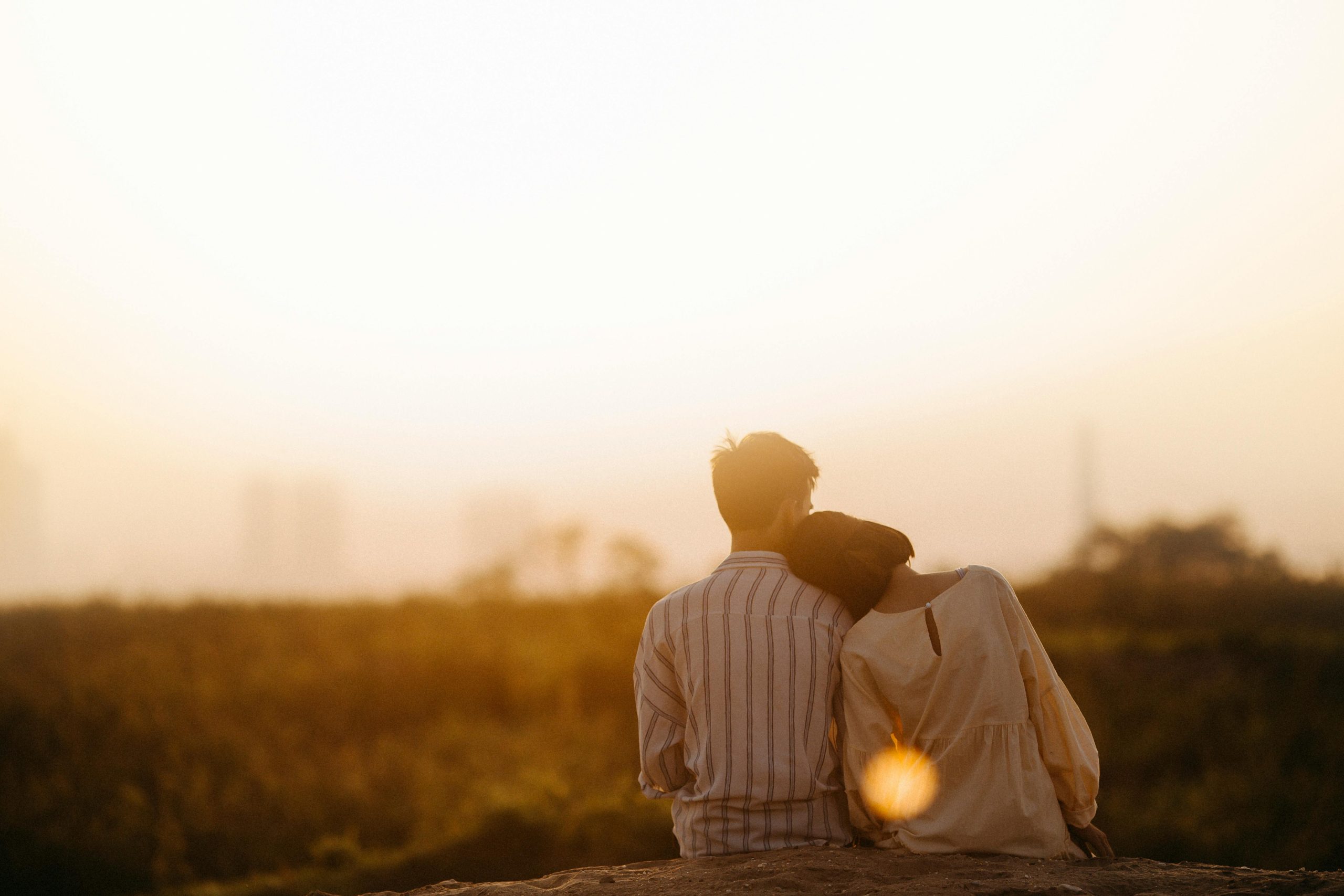 Secure couple showing trust and intimacy in a relationship